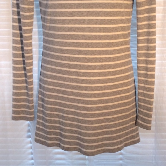 White House Black Market Long Sleeve Striped Tunic/Dress Sz S - Picture 4 of 12
